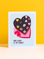 Chocolate Box Greeting Card