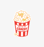 Comedy Popcorn sticker