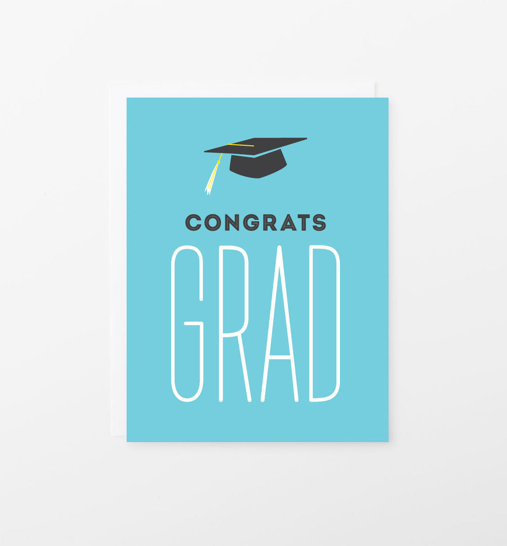 Congrats Grad graduation card
