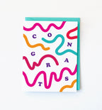 Congratulation Squiggles card