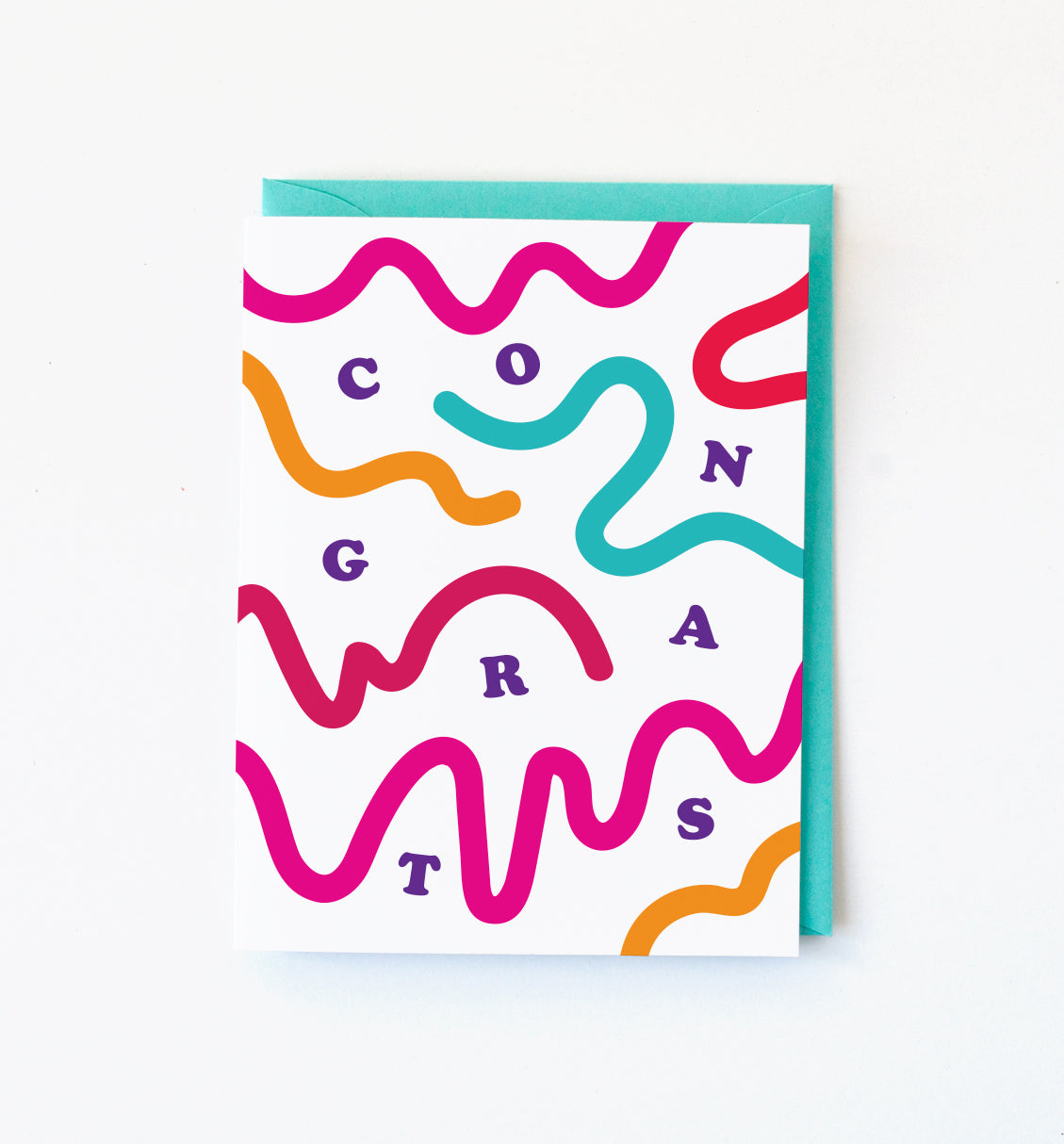 Congratulation Squiggles card