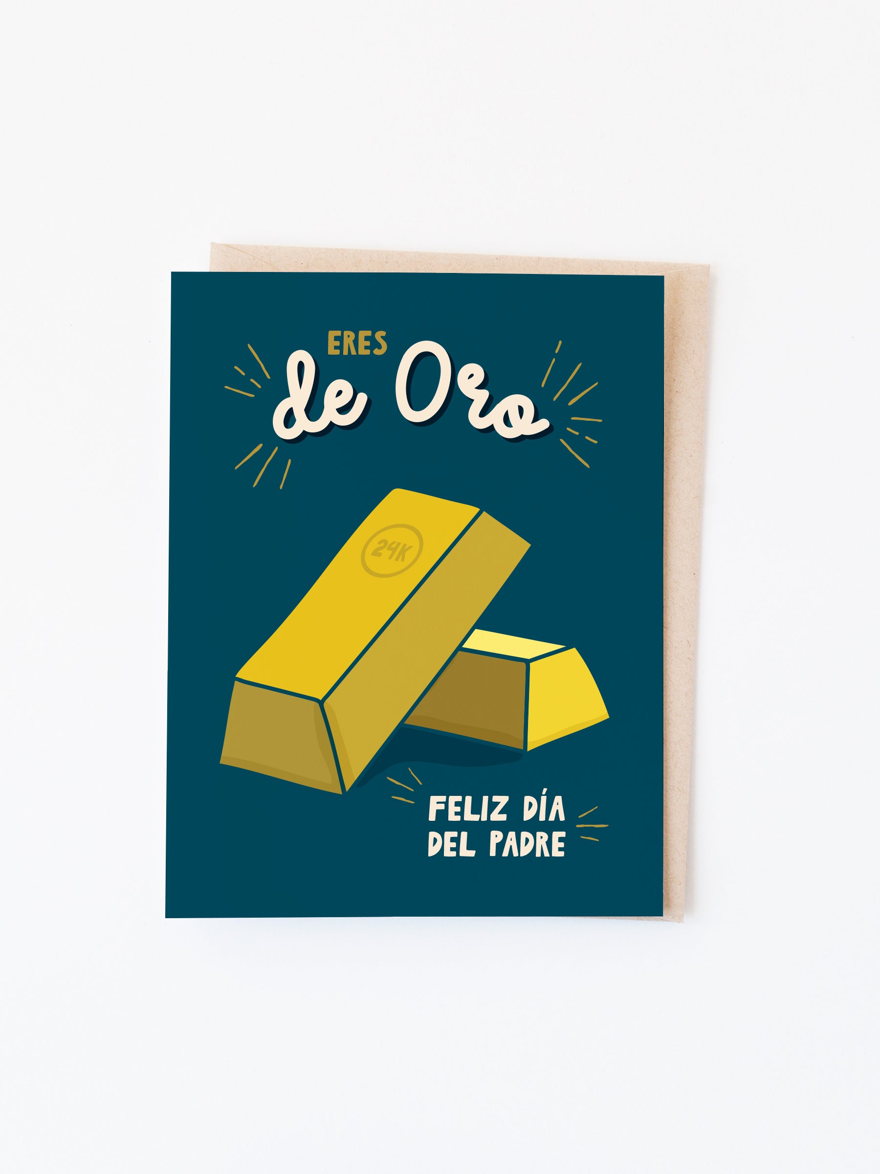 De Oro Spanish Father's Day Card