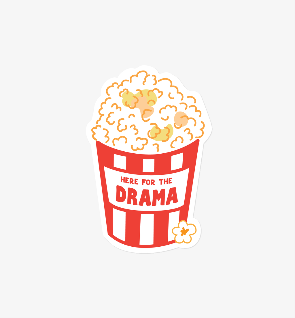 Drama Popcorn sticker