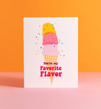 Favorite Flavor card
