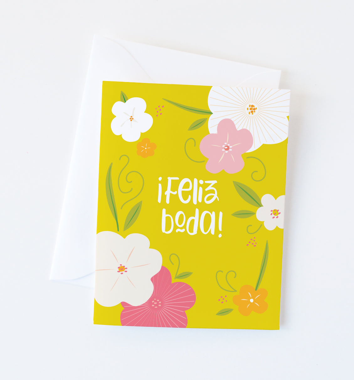 Feliz Boda Spanish wedding card