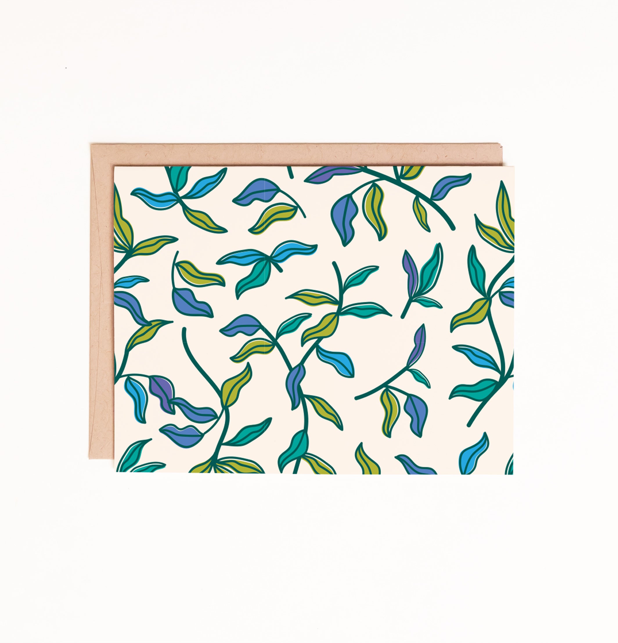 Fine Vines blank notecard
