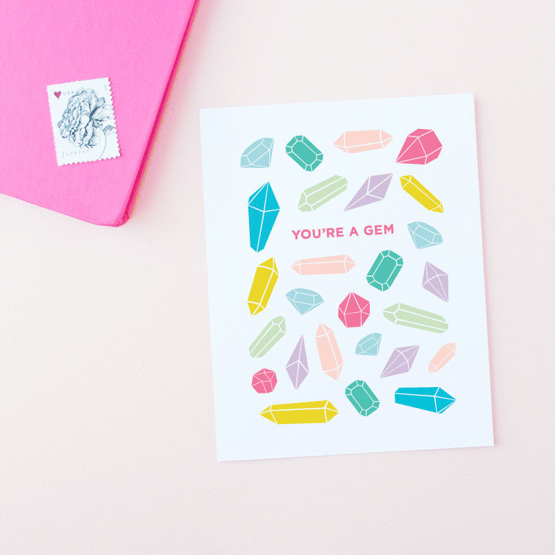 You're a Gem greeting card