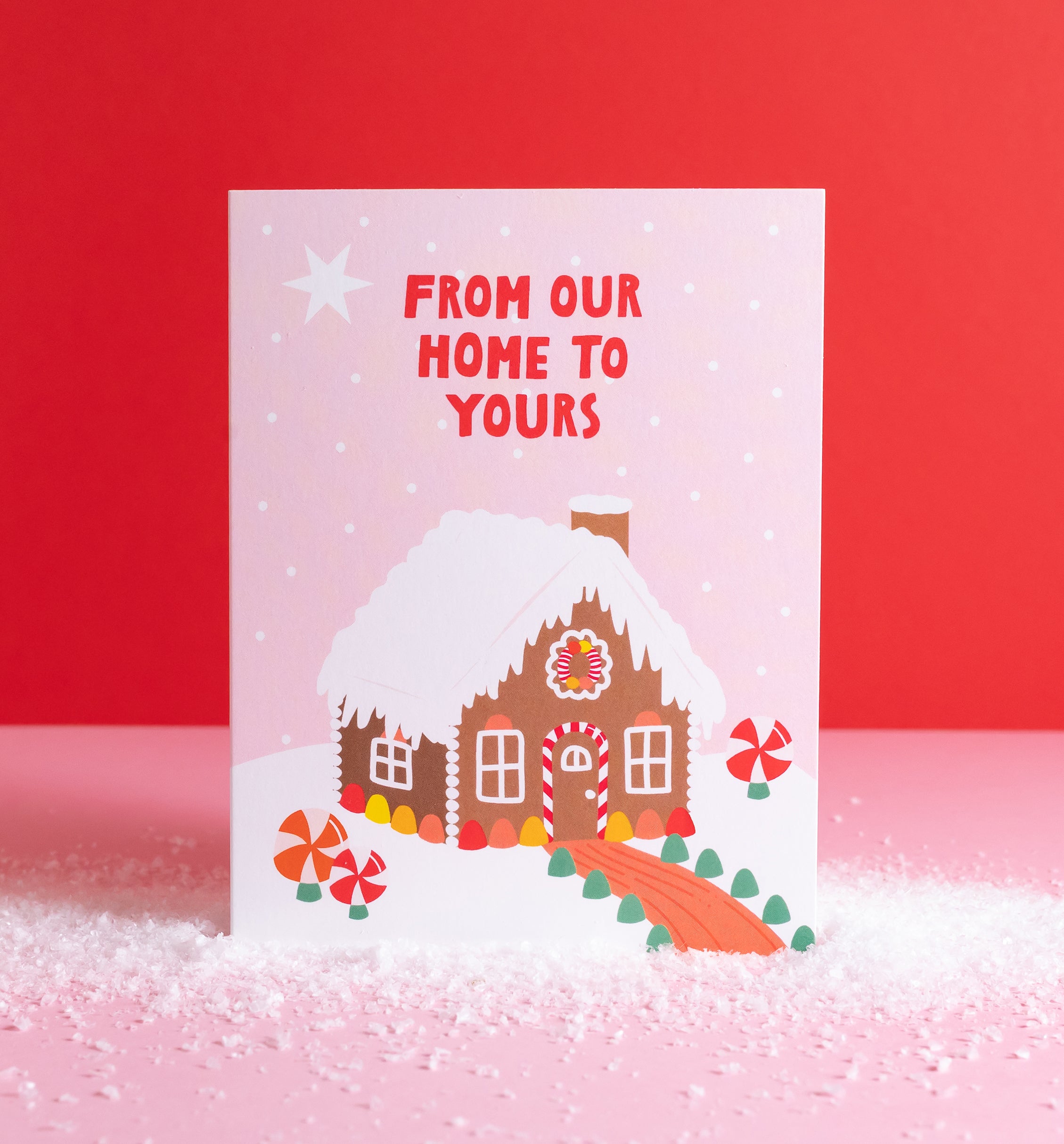 Gingerbread House holiday card