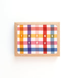 Gingham thank you - box set