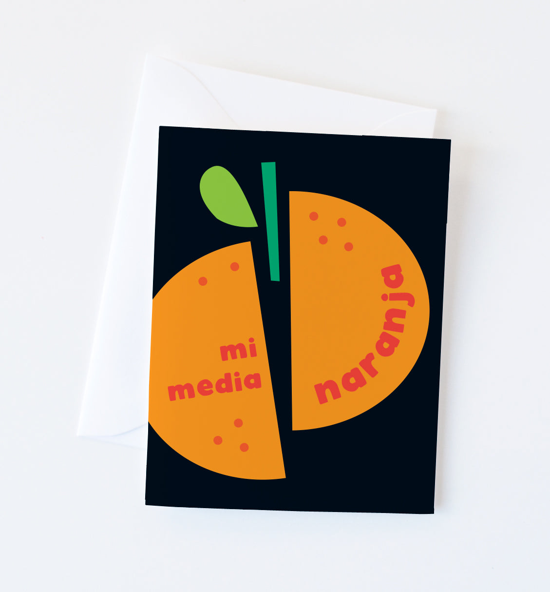 Mi Media Naranja Spanish love card