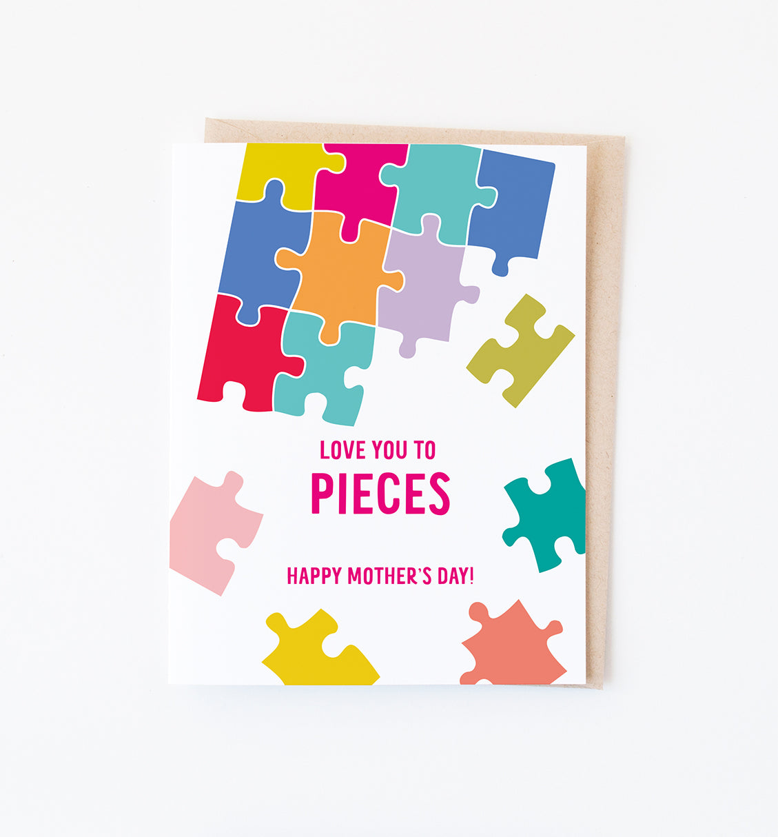 Love You to Pieces Mother's Day card