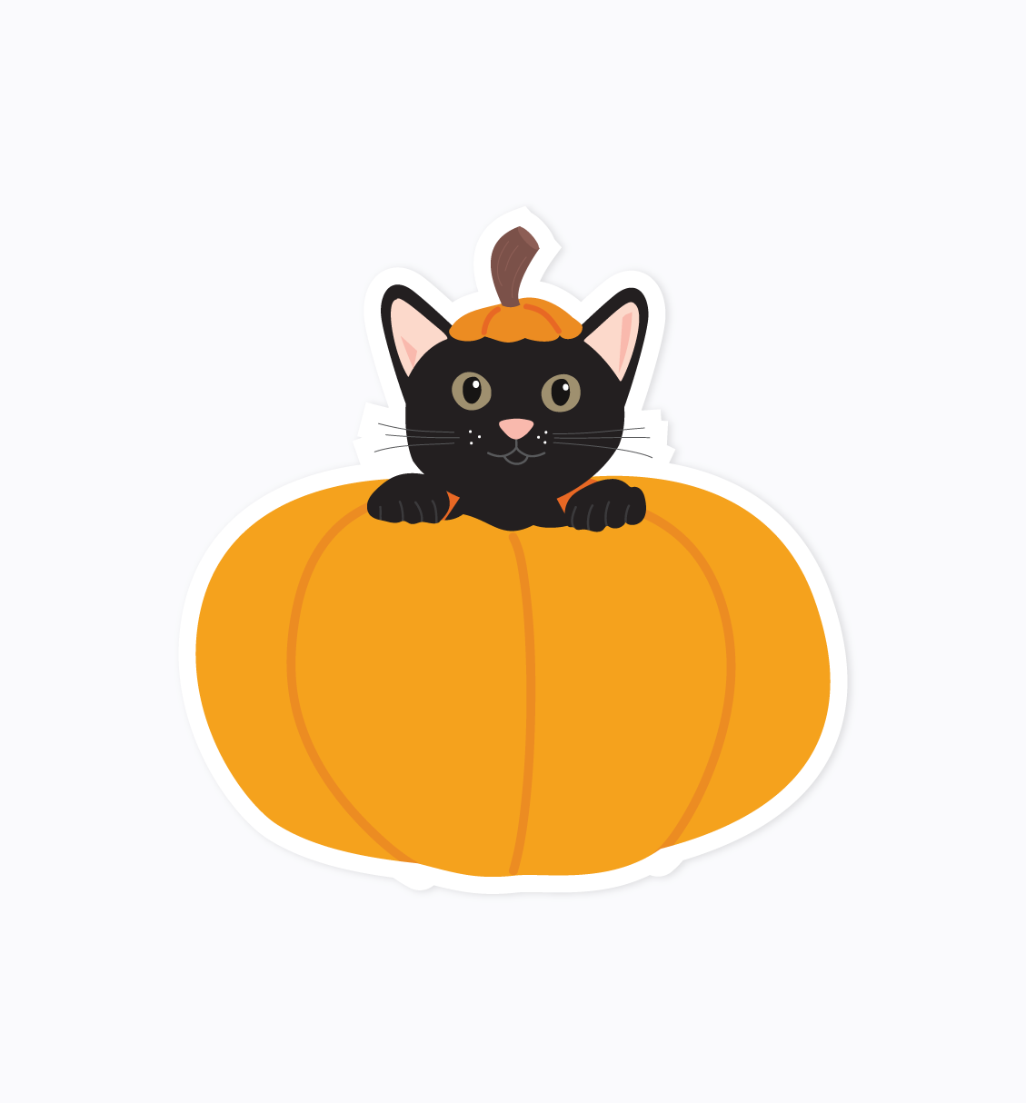 Pumpkin Cat sticker