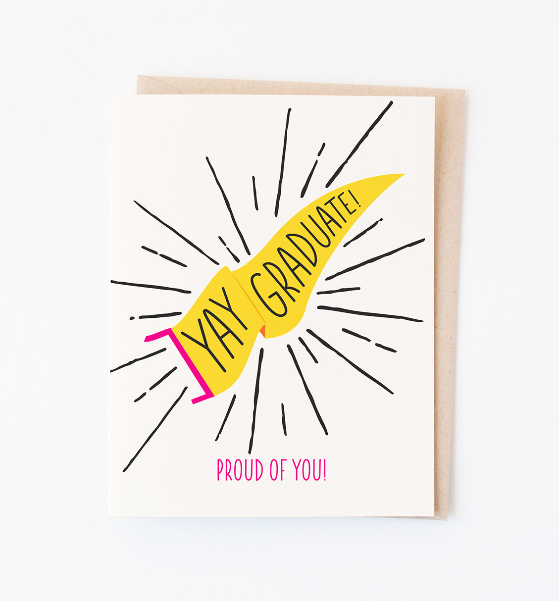 Yay Graduate greeting card