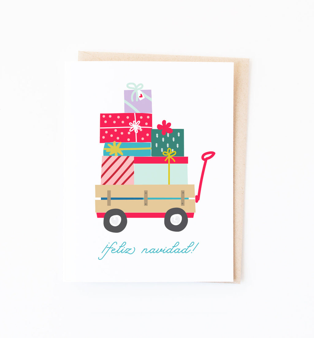 Holiday Gifts Spanish Christmas card