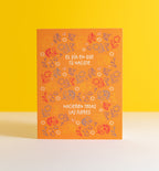 Las Flores Spanish birthday card