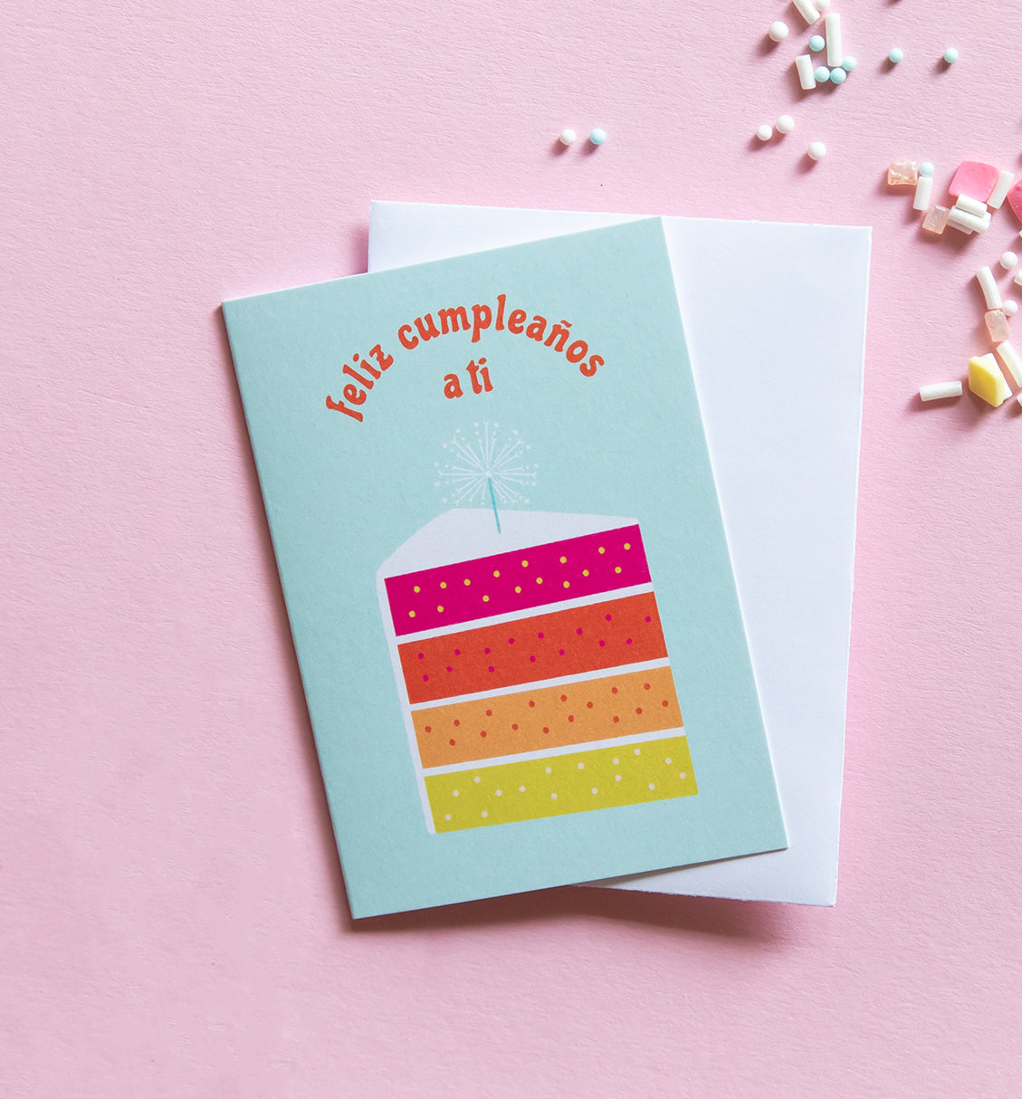 LAYER CAKE  | birthday enclosure greeting card