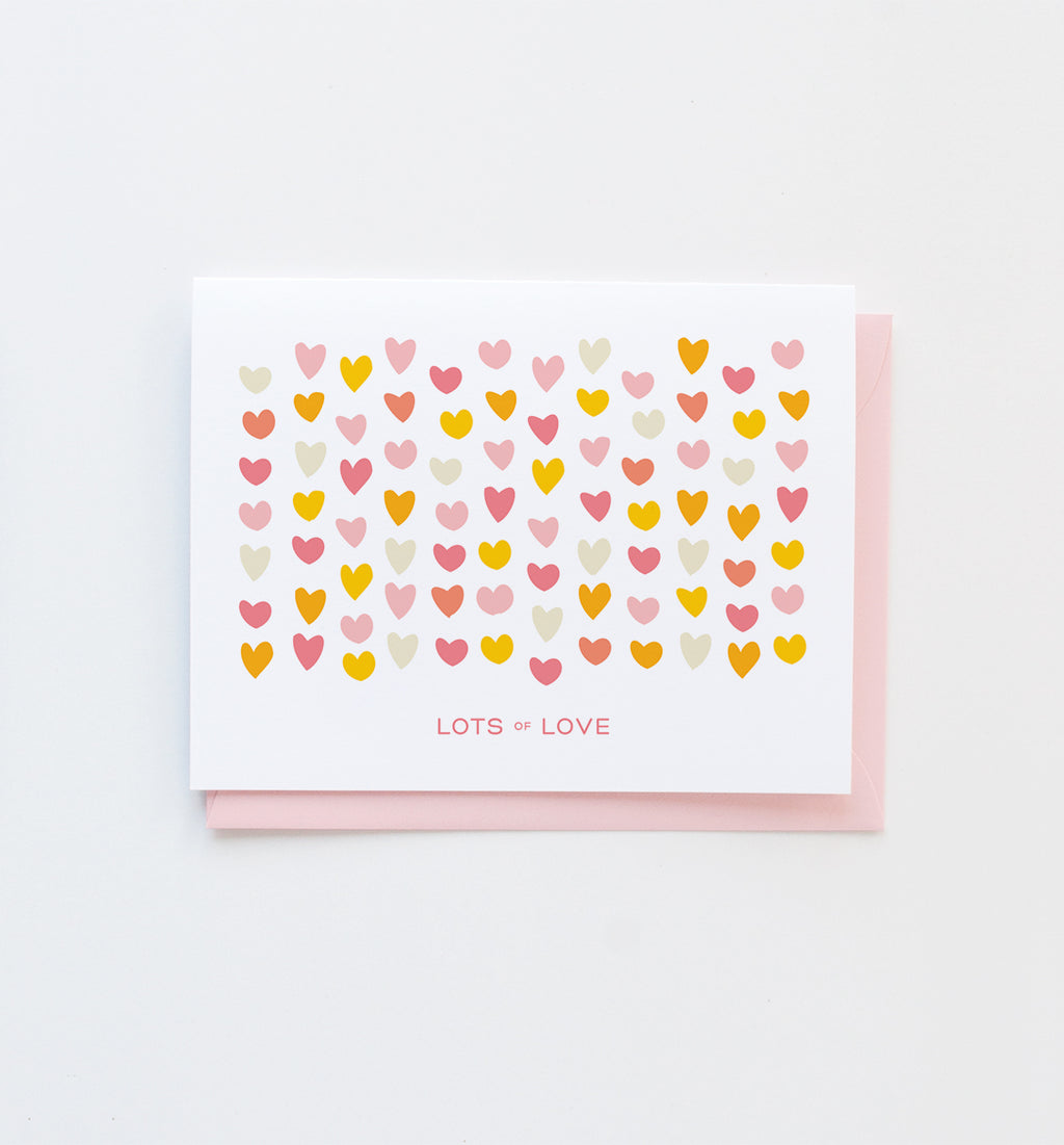 Lots of Love greeting card
