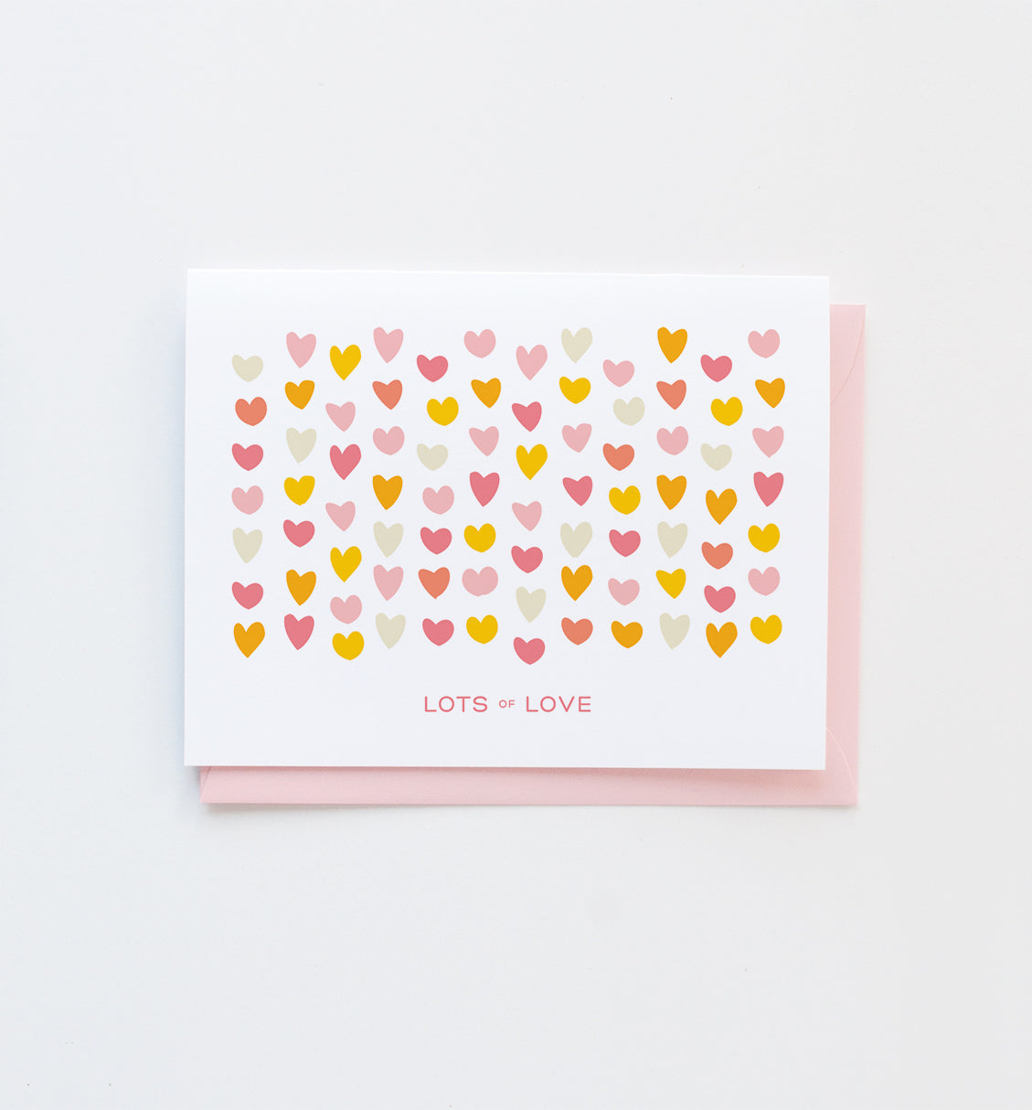Lots of Love greeting card