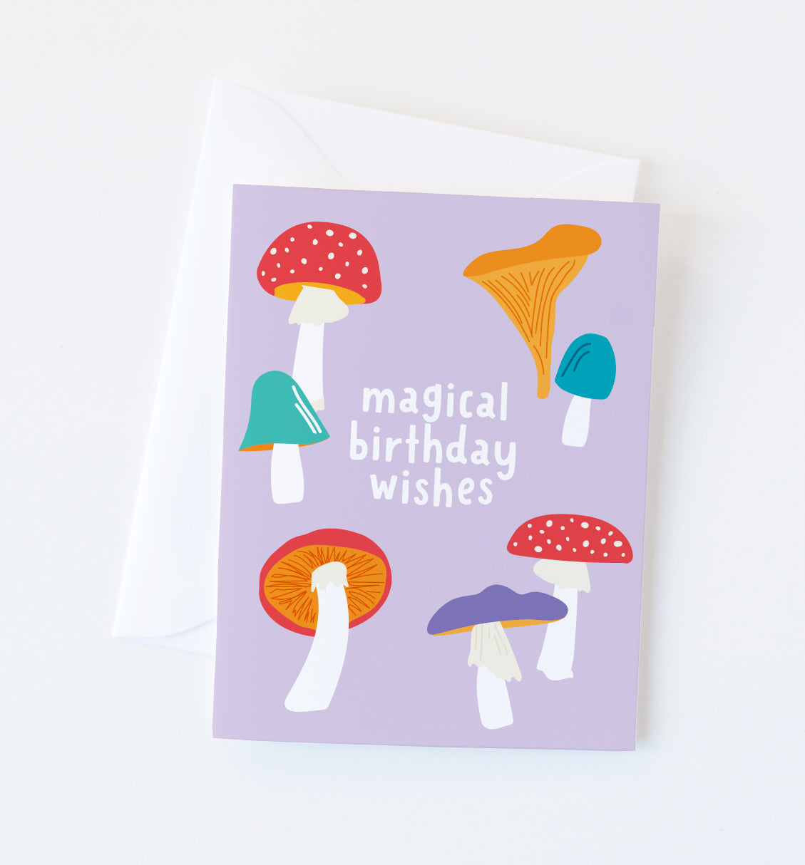 Magical Mushrooms birthday card