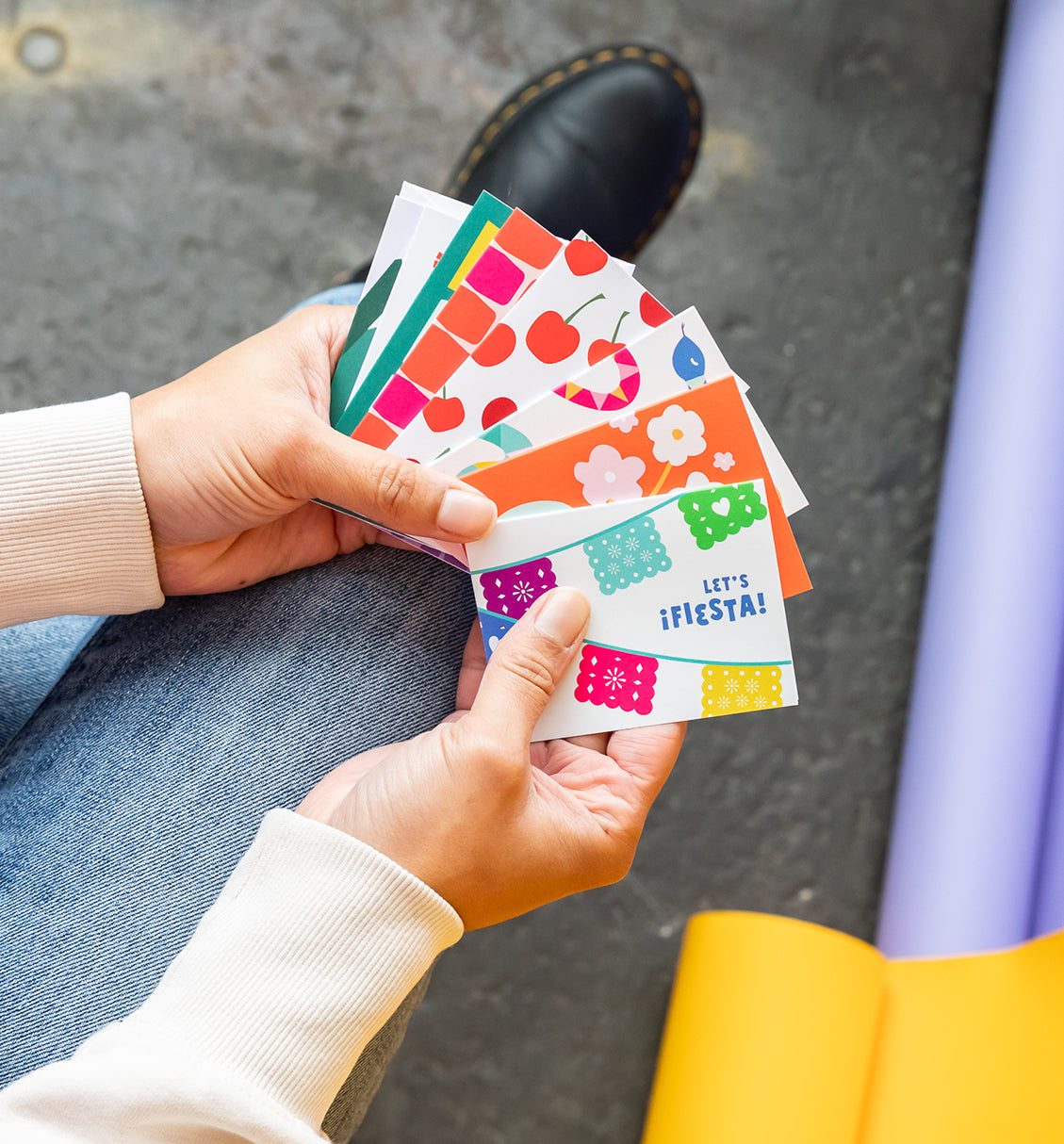 Lucky Horseshoe mini card