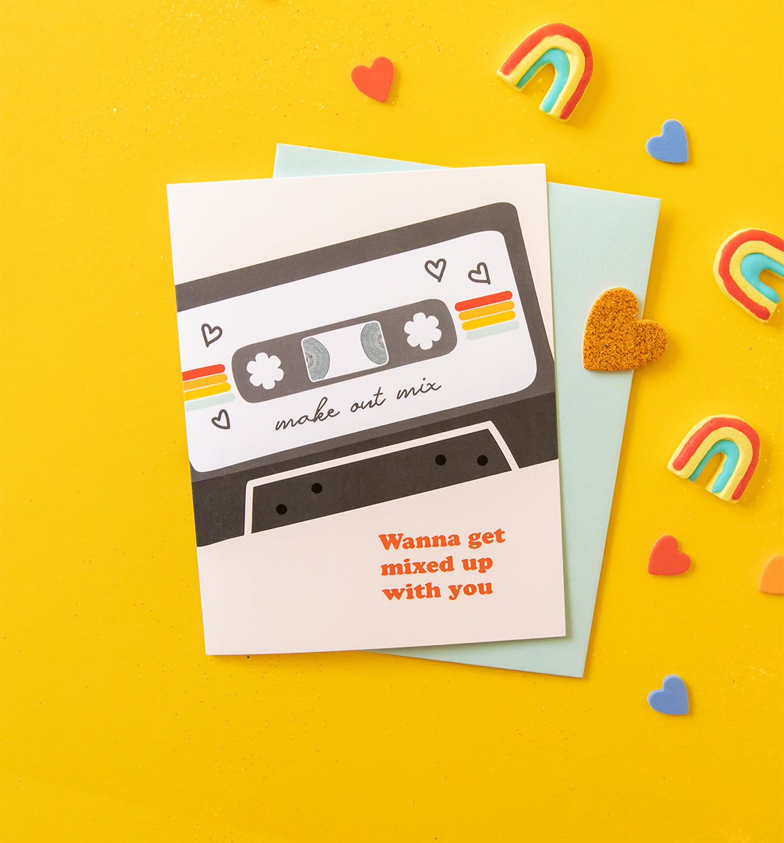 Mixed Up love greeting card