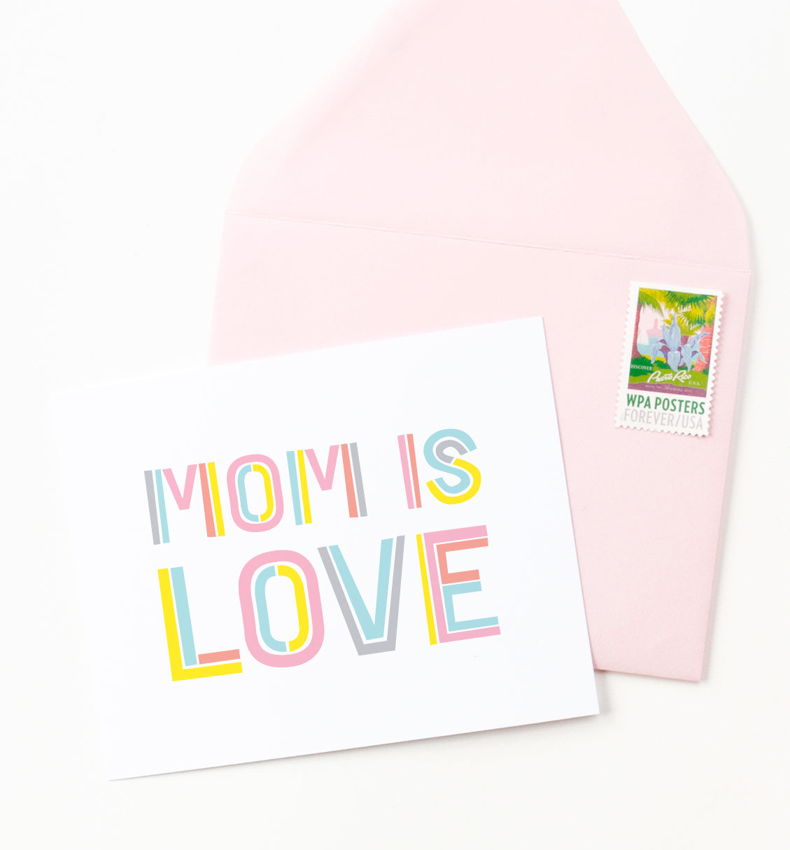 Mom is Love Mother's Day card