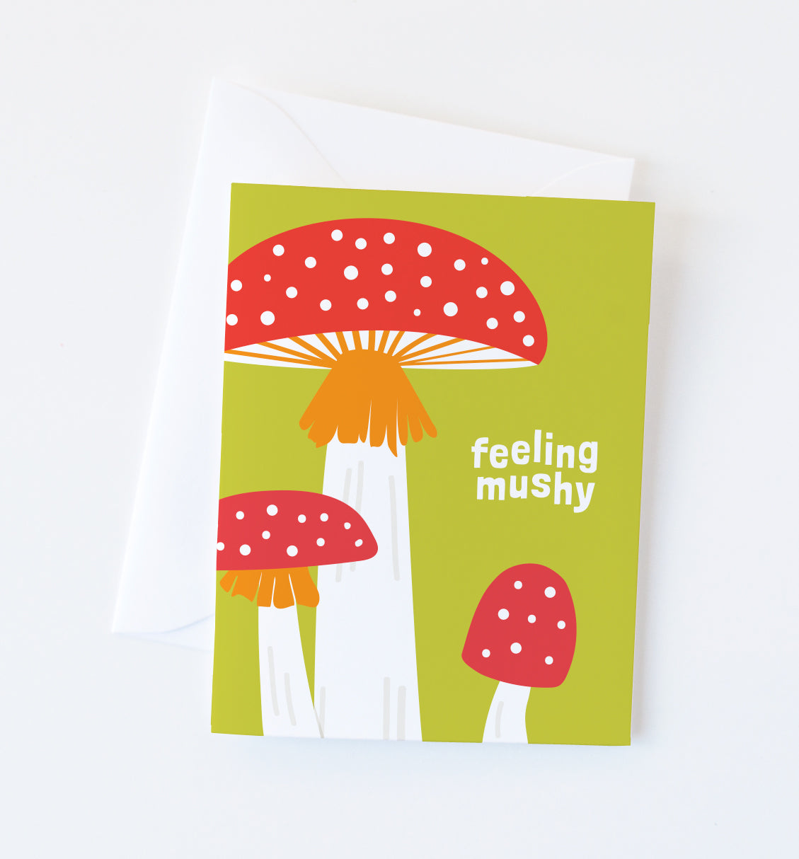 Feeling Mushy mushroom love card