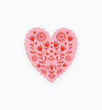 Papel Picado Heart sticker