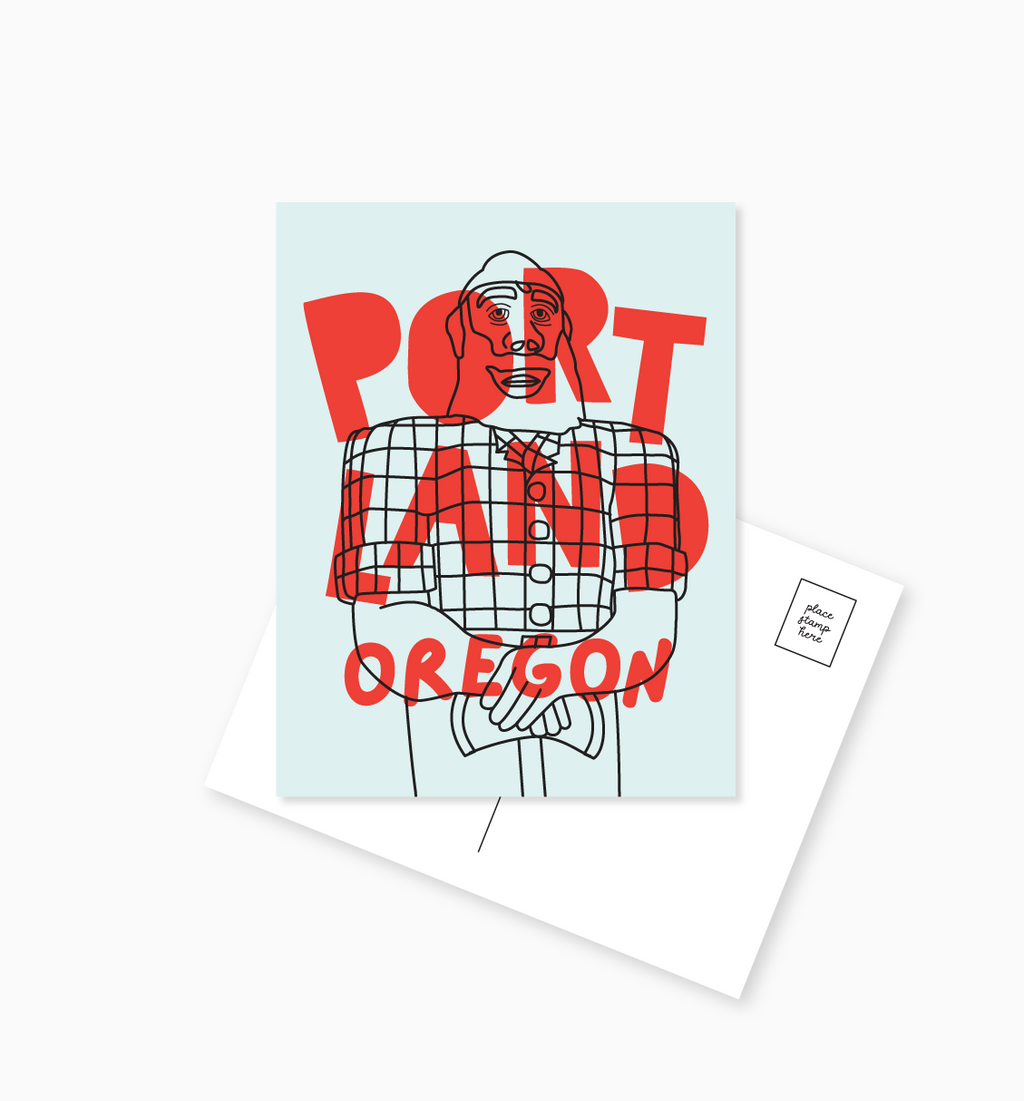 Portland Paulie B. postcard