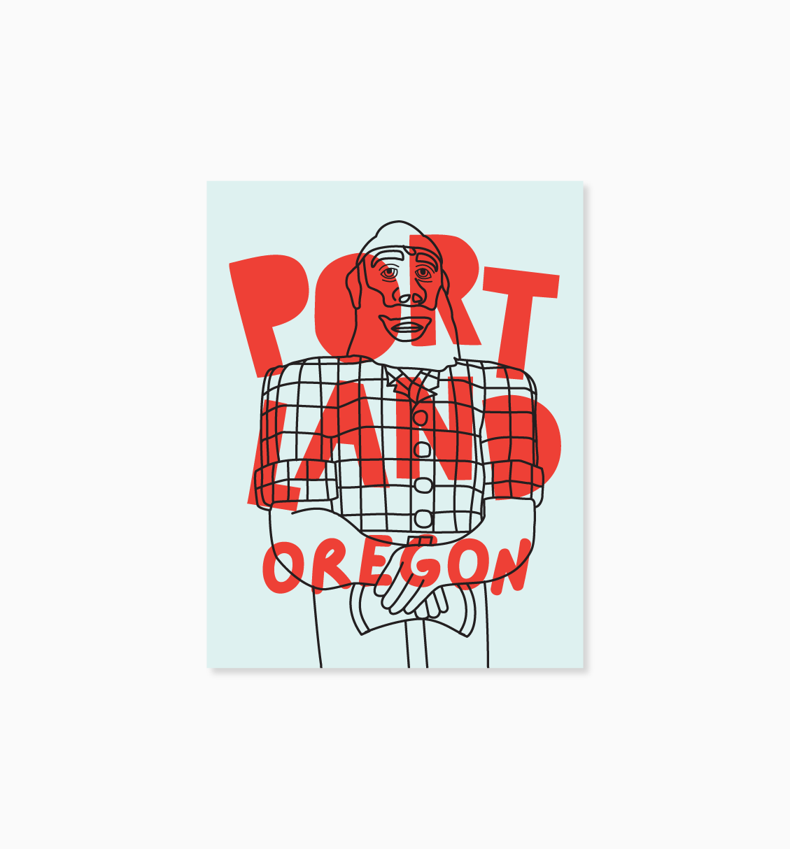 Portland Paulie B. postcard