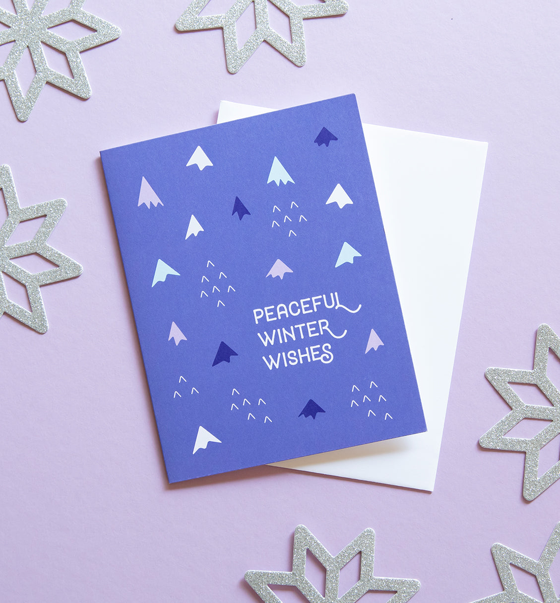 Peaceful Winter holiday card