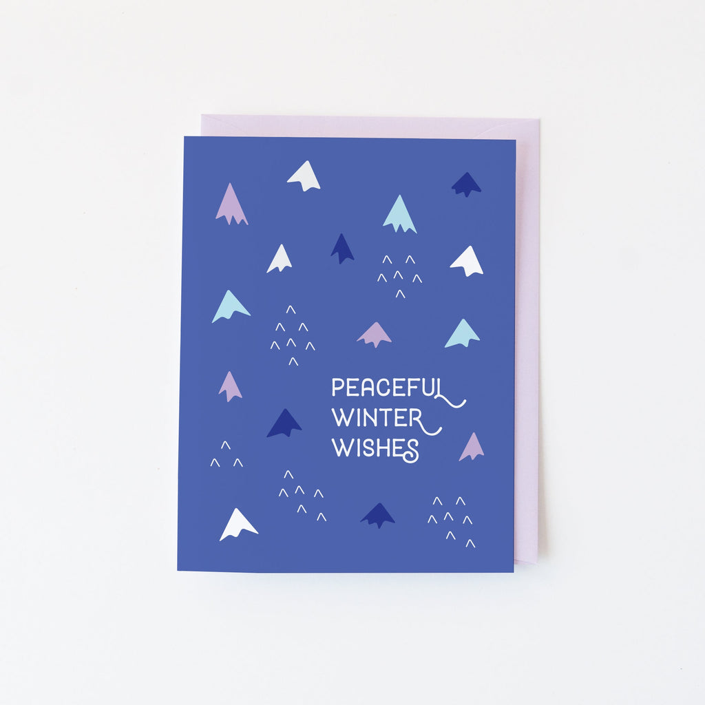 Peaceful Winter holiday card