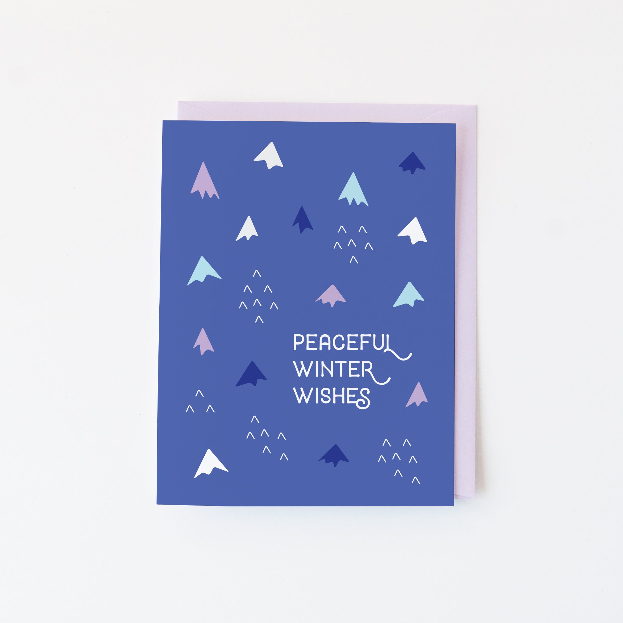 Peaceful Winter holiday card