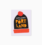 Portland Beanie postcard