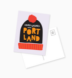 Portland Beanie postcard