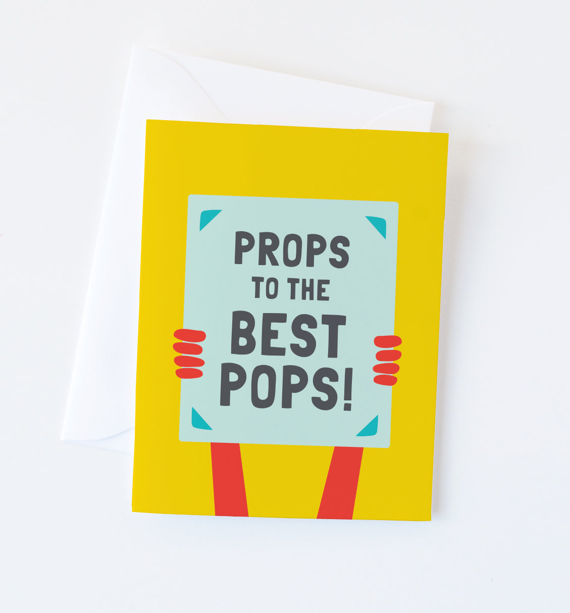 Props Pops Father's Day card
