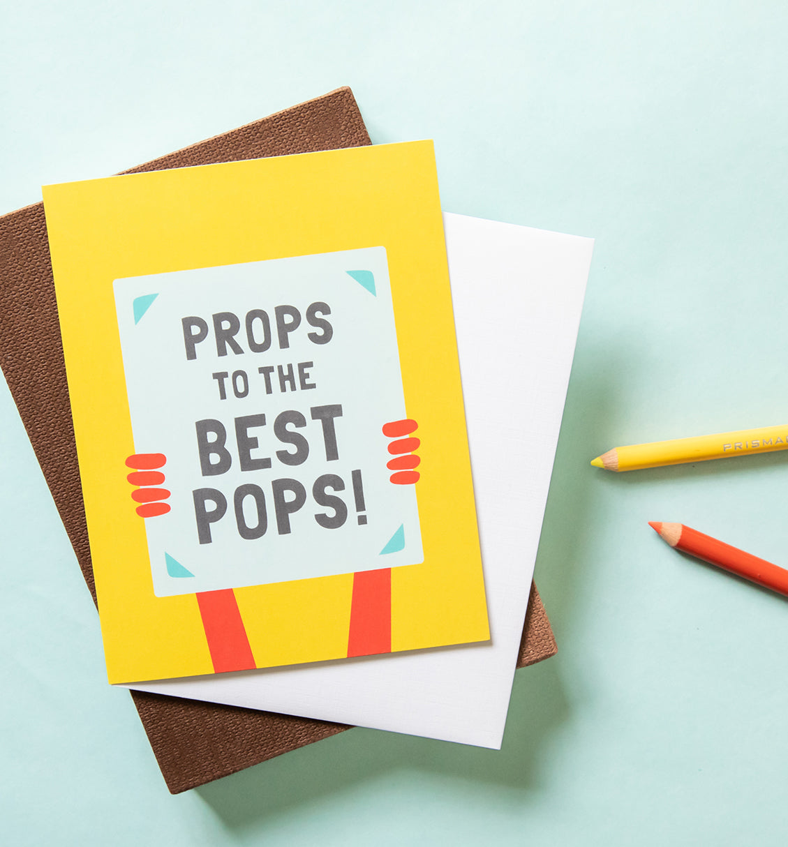 Props Pops Father's Day card