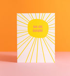 You Are Radiant greeting card