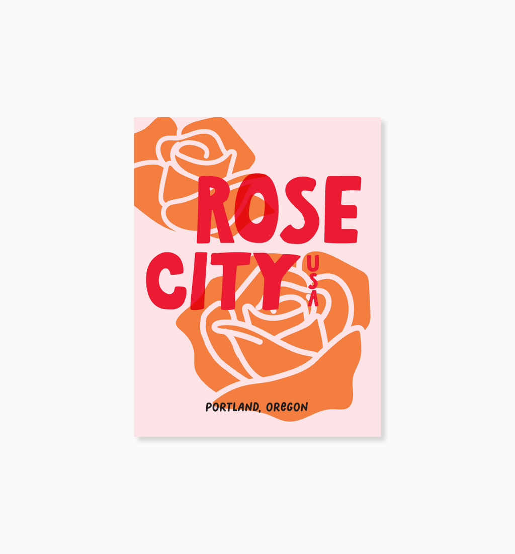 Rose City USA postcard
