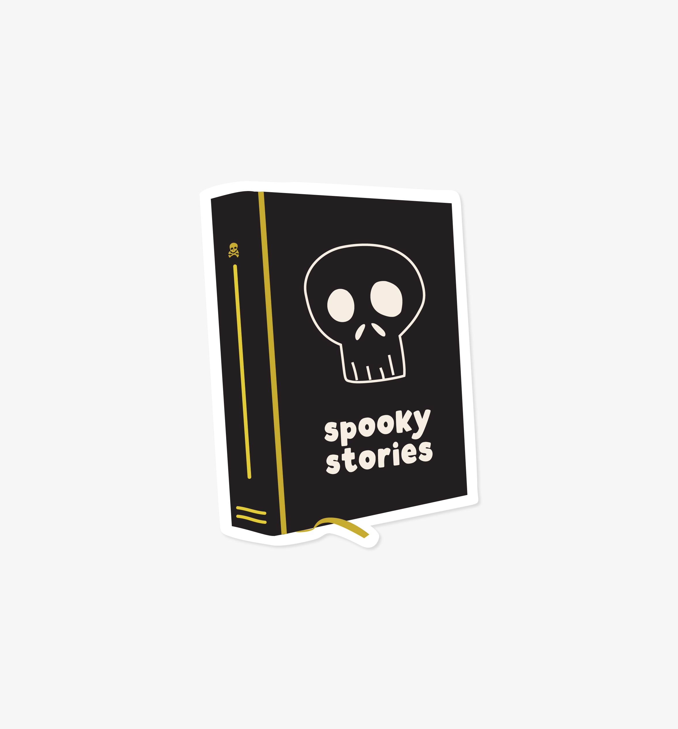 Spooky Stories vinyl sticker