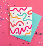 Congratulation Squiggles card