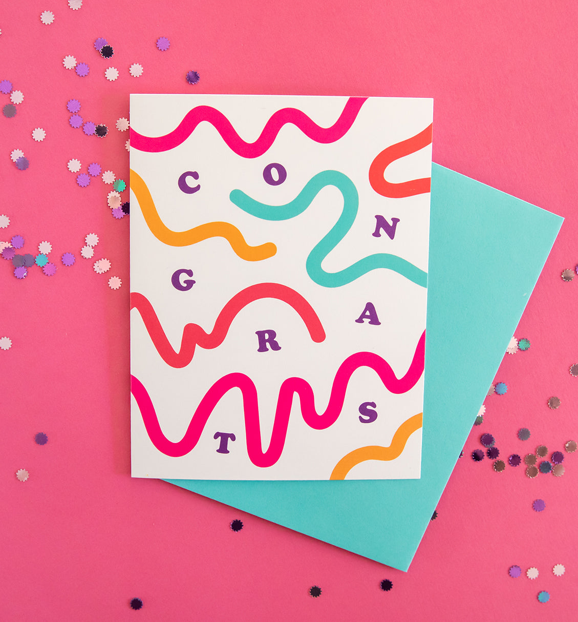 Congratulation Squiggles card