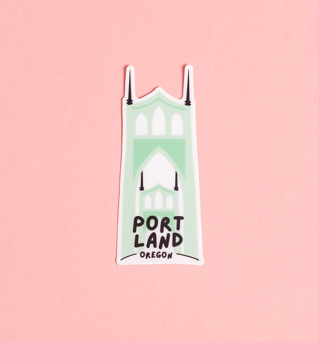St. Johns bridge Portland sticker