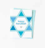 Hanukkah Star holiday card