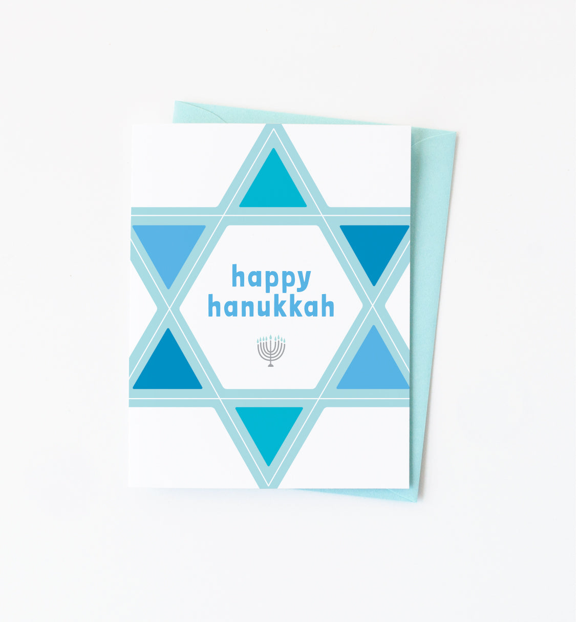 Hanukkah Star holiday card
