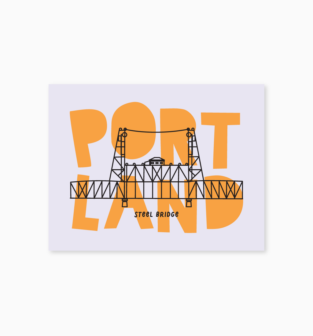 Steel Bridge postcard
