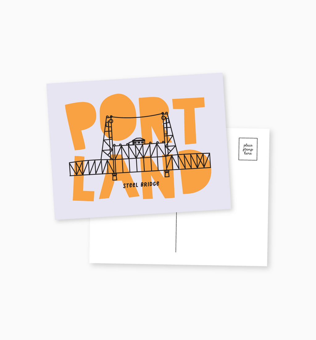 Steel Bridge postcard