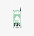 St. Johns bridge Portland sticker