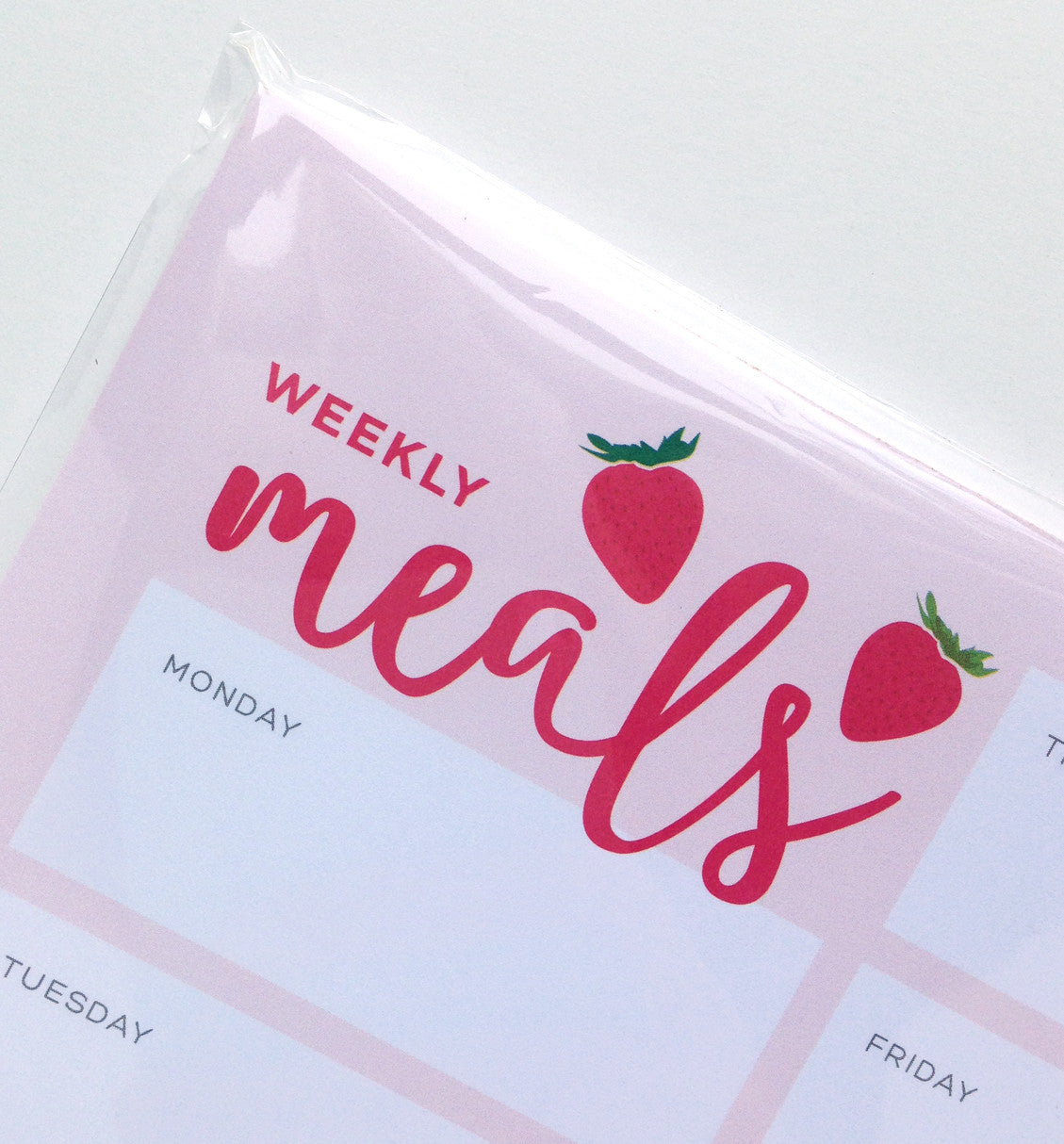 Strawberry Meal Planner