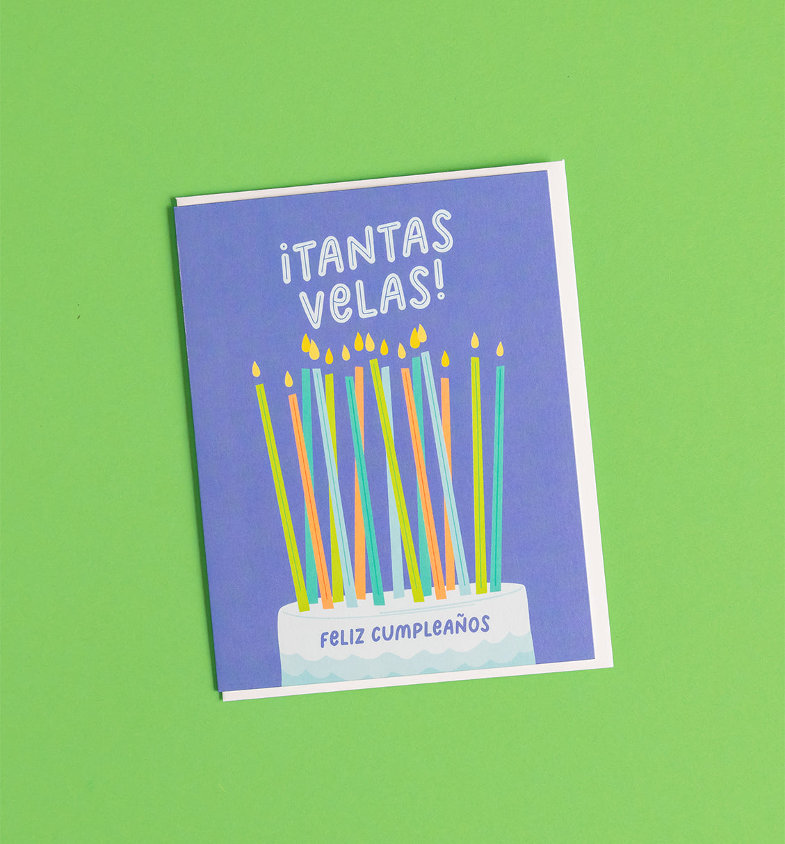 Tantas Velas Spanish birthday card